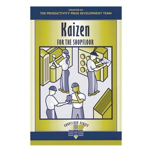 Book explaining steps of Kaizen process