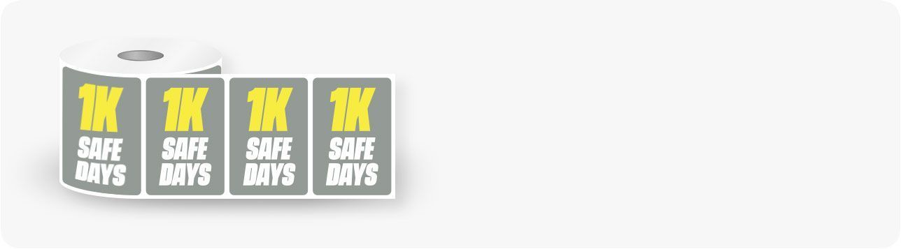 1K Safe Day Stickers