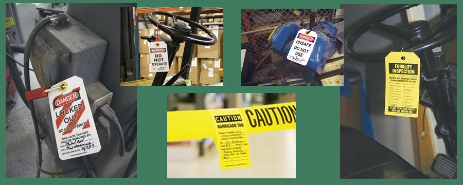 Lockout / tagout tags