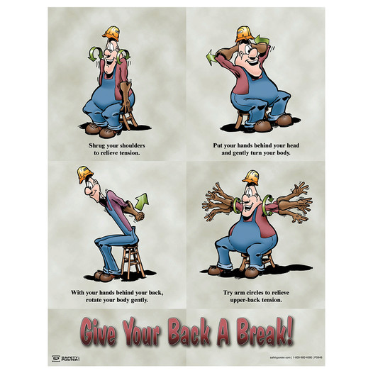 Give Your Back A Break! Poster CS180730