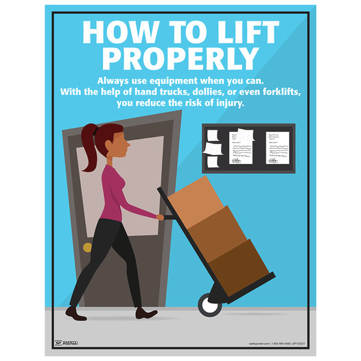 How To Lift Properly Poster CS187949