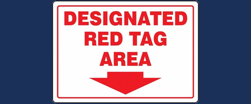 5S Red Tag Area