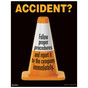 Accident? Follow Proper Procedures Poster CS754630