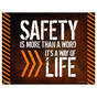 Safety Is More Than A Word Poster CS528442