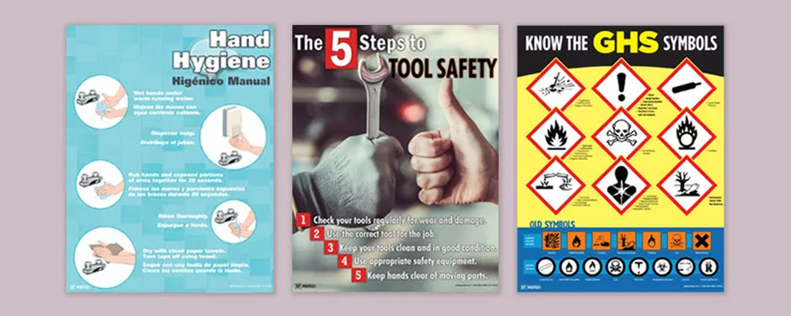 3 safety posters