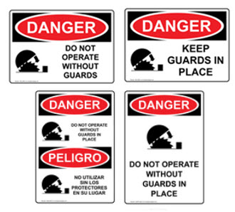 OSHA sign variety