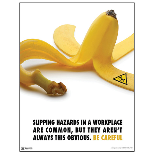 Slipping Hazards In A Workplace Are Common Poster CS658383