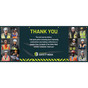 Thank You The Work You Do Matters. Construction Safety Week Mesh Banner CS945901