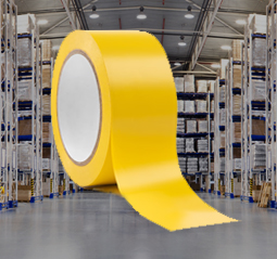 Yellow Vinyl Floor Marking Tape