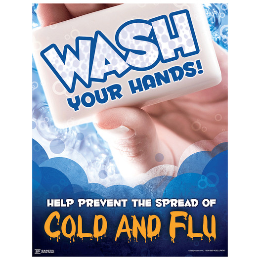 Wash Your Hands! Help Prevent The Spread Poster CS490517