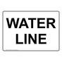 Water Line Sign NHE-36800