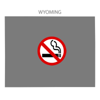 No Smoking Signs and Labels - WYOMING No Smoking