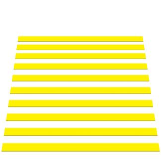 Yellow 2 x 48 Floor Marking Strip