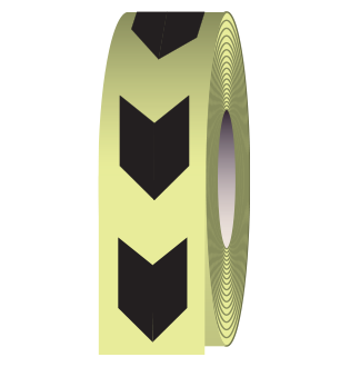 Directional Arrow Glow-in-the-Dark 2 Tape