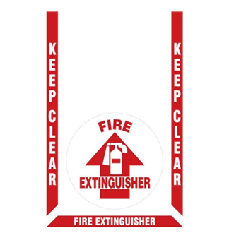 Fire Extinguisher Pre-Cut Floor Kit