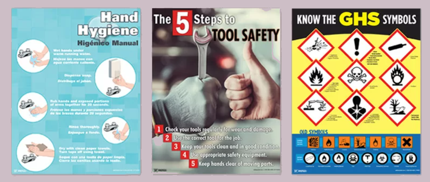 Examples of workplace safety posters